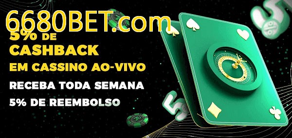 Promoções do cassino ao Vivo 6680BET.com